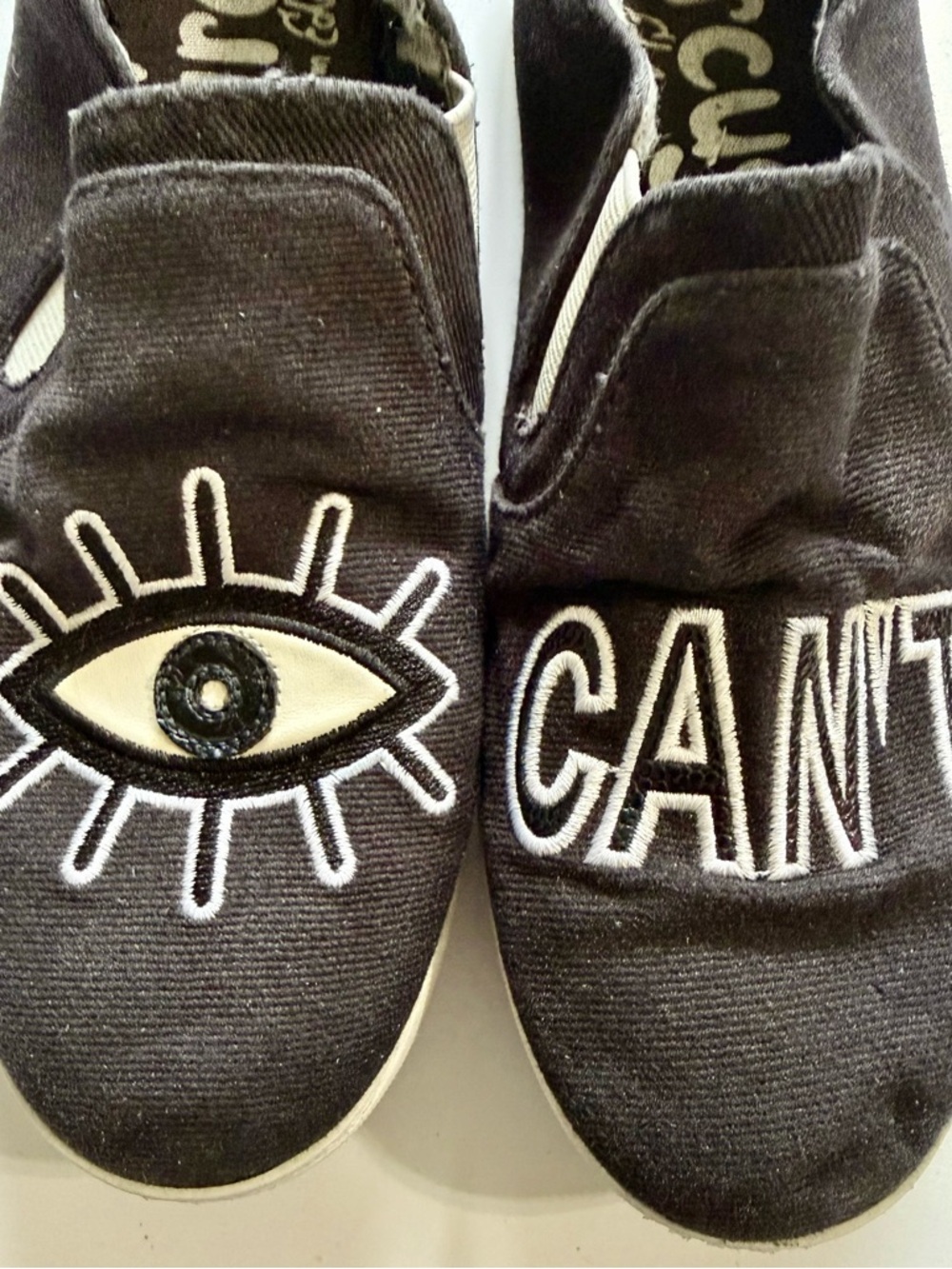 Circus by Sam Edelman Leni "Eye Can't" Slip On Sneakers Women’s Size 7 - Picture 2 of 8